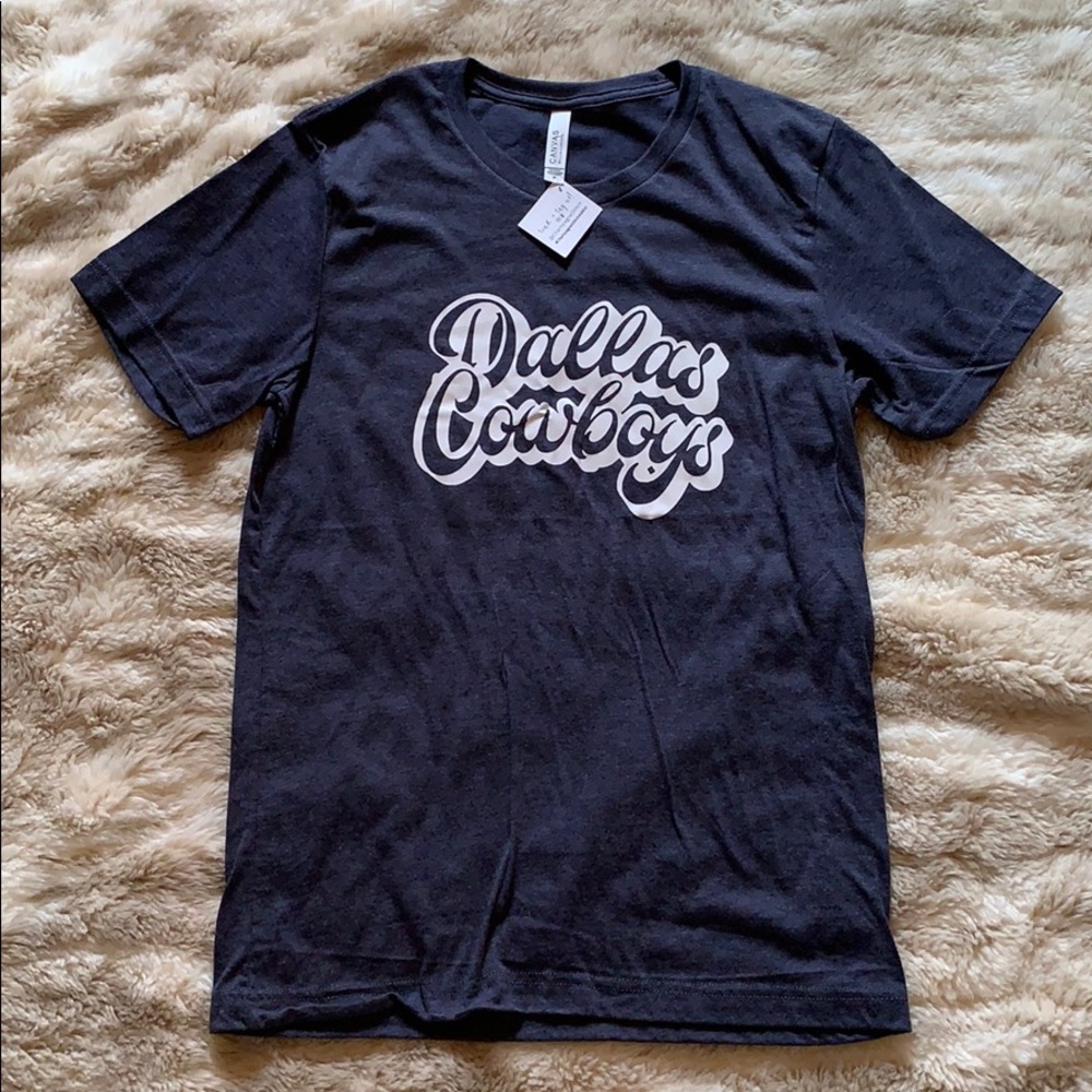 Dallas Cowboys Custom Bella Canvas Tee NWT